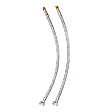 TONI Copenhagen tilslutningsrør i krom (Linx gevind) - pr. stk. 