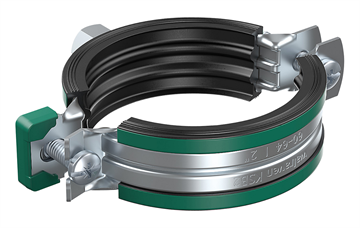 Rørbøjle 80-83mm M8/M10 med EPDM og 2 skruer quicklås