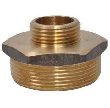 Messing brystnippel 1/2" x 1/4"