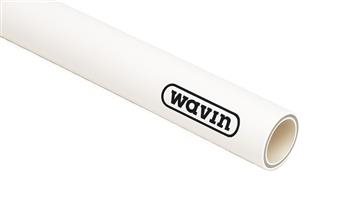 Wavin Tigris MP alupex rør i rulle 16mm hvid - 100 meter