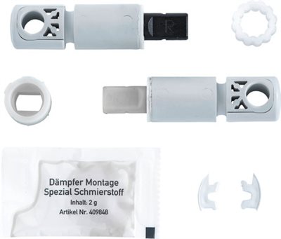 Duravit softclose dæmper sæt til Starck 2 toiletsæde