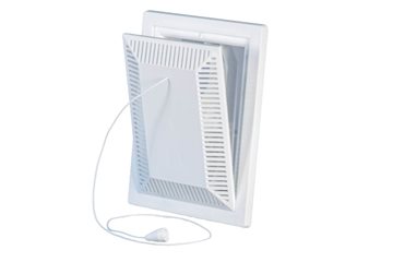 Duka Klapventil med 20% tvangsåbning - 100 x 150 mm, hvid