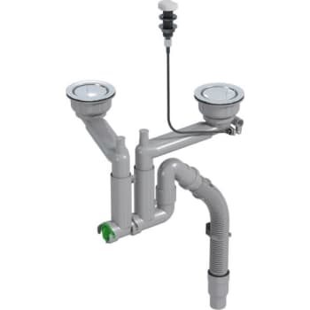 Franke afløbssæt 11/2 & 2 kumme med løft-op ventil