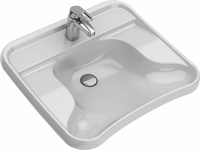 Ifö Care håndvask 65 cm justerbare bæringer