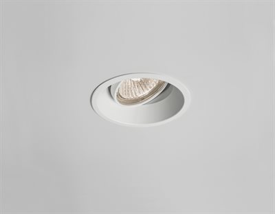 Astro Minima Round Adjustable indbygningsspot i hvid