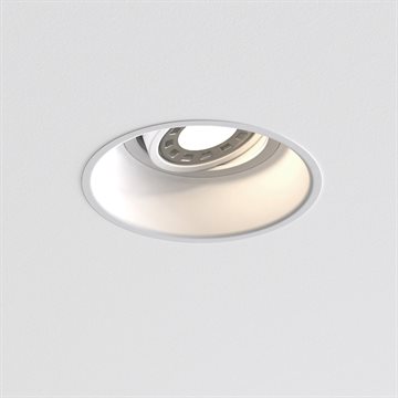 Astro Minima Round Adjustable Fire-Rated indbygningsspot i hvid