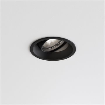 Astro Minima Round Adjustable indbygningsspot i Sort