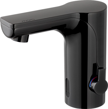 Mora MMIX Tronic Black med temperaturgreb, batteridrift (inkl. batteri)