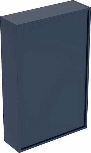 Ifö Sense Art overskab med en låge og spejl indvendigt - Midnatsblå / akryl dybmat