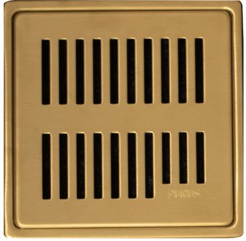 Purus Rib rist og ramme, messing