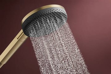 hansgrohe Raindance Alive Select S Håndbruser 125 3jet EcoSmart, Børstet bronze PVD