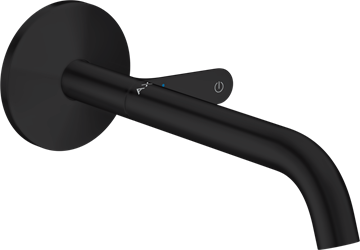 Axor One Select vandhane til indbygning i væg, 220 mm tud - matsort