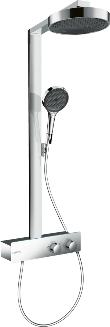 Hansgrohe Rainfinity Showerpipe 250 1jet EcoSmart med ShowerTablet 350 i krom