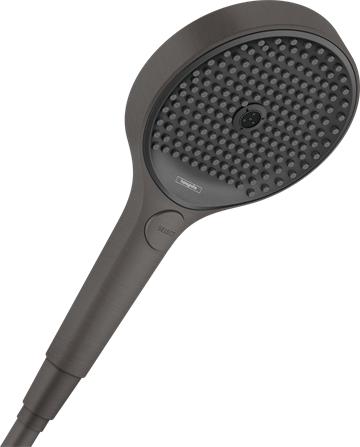 hansgrohe Rainfinity håndbruser 130 3jet med EcoSmart i Børstet sort krom PVD