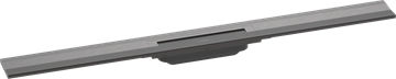 Hansgrohe RainDrain Flex 310-900 mm, væg - Børstet sort krom