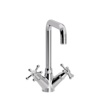 TONI Copenhagen Christiansborg køkkenarmatur med U200-tud - Krom 16.001-U200.000