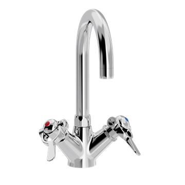 TONI Copenhagen SP Håndvaskbatteri med Ø 150mm tud - Krom