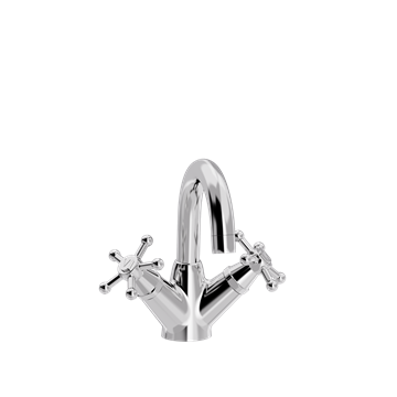 TONI Copenhagen Christiansborg vandhane med fast tud, uden bundventil - Krom