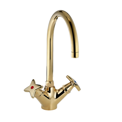 TONI Copenhagen Krydsgreb køkkenbatteri med Ø 200mm svingtud - Vælg farve