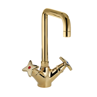 TONI Copenhagen Krydsgreb køkkenbatteri med U-200 svingtud - Vælg farve