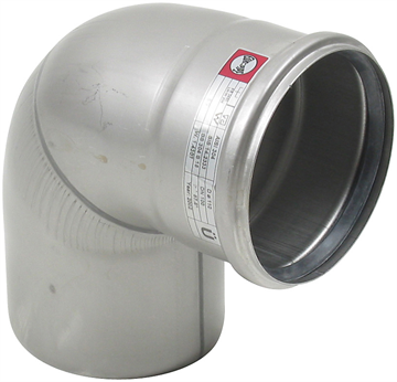 Blücher Europipe bøjning 110mm x 87,5 grader