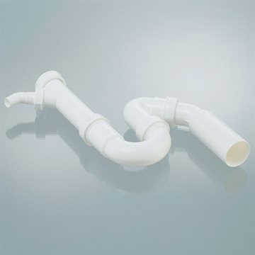 Blanco standard køkkenvandlås 1 1/2" x 50mm , hvid
