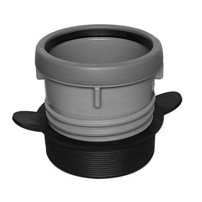 4" x 110 mm Overgang støbejern