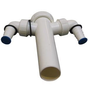 1.1/2" x 50 mm Tilslutningsrør med dobbelt studs