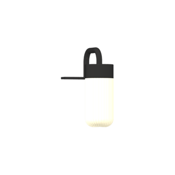 Dansani Lyra lampe Ø4 cm LED 5W, 2100-6500 K, 410 lm til spejle med lysstyring, sort