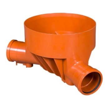 Rense & inspektionsbrønd 160 x 315 mmTP3-brønd, glat, venstre tilløb