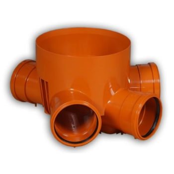 Rensebrønd 110x315mm med tilløb højre/venstre type 2