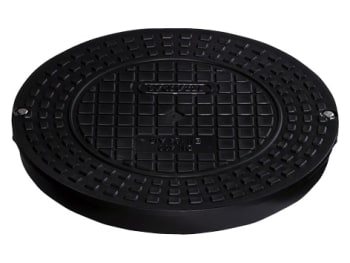 Wavin 425 mm plastdæksel til opføringsrør