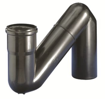 PP S-vandlås 110mm 180 grader