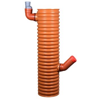 315mm tagbrønd pvc m/fast top