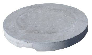Armeret beton dæksel til 425 mm kegle