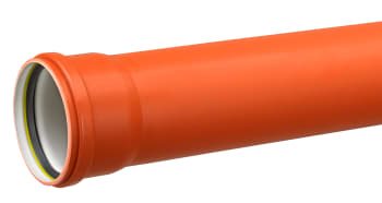 Uponor 110 x 1000mm PP spildevandsrør KL.N / SN4