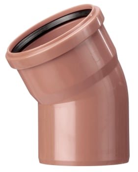 PP Kloak bøjning 160mm x 30 grader, KZ