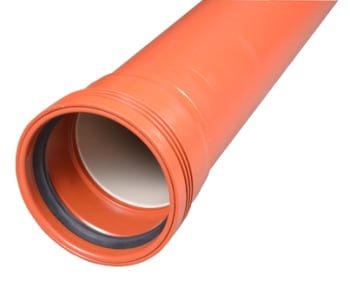 Wavin 110 x 3000mm PP Kloakrør, Klasse S / SN8