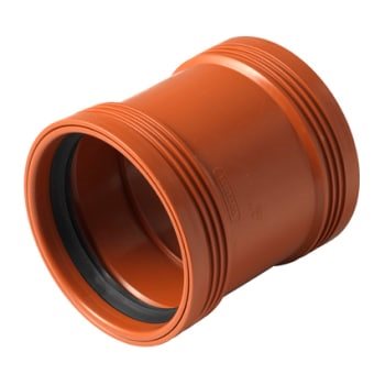 Uponor PVC-dobbeltmuffe 200mm