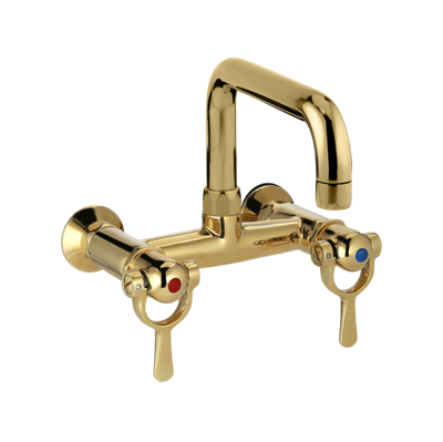 TONI Copenhagen SP køkkenbatteri for væg med L200mm svingtud - Vælg farve