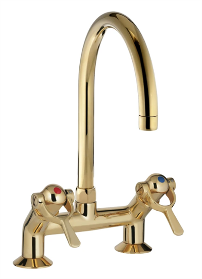 TONI Copenhagen SP Tohuls køkkenbatteri med Ø 200mm svingtud - Vælg farve