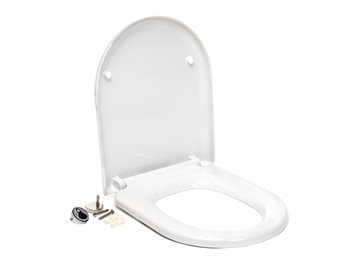 Svedbergs toiletsæde med softclose, hvid (passer til WC 9082)