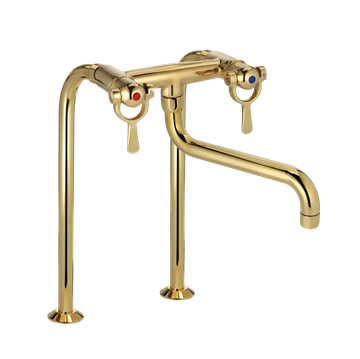 TONI Copenhagen SP køkkenbatteri på standere  - I messing