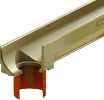 ACO SELF Euroline 2.0 1000 mm rende uden rist, med udløb