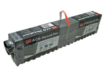 ACO HEXALINE afløbsrende garagebox, 3 m