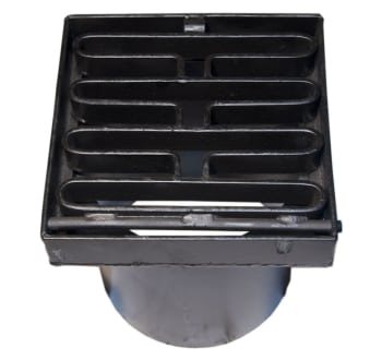 Duco 315 x 350 mm karm/rist, fast, 25 t, sort smedejern