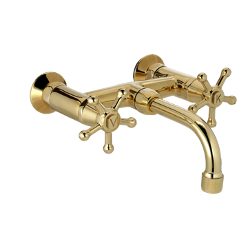 TONI Copenhagen Christiansborg håndvaskbatteri med 150mm tud - I messing - 22.431-V150.555