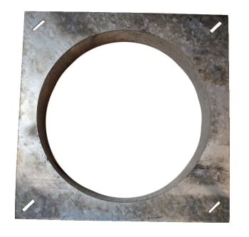 Jesmig Skørt Ø 600 mm til brøndkarm med dæksel til integrerede fliser