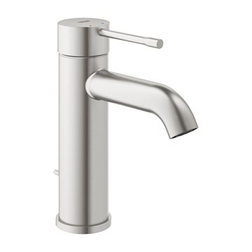 Grohe Essence håndvaskarmatur med løft-op bundventil i Supersteel