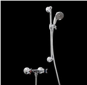 TONI Copenhagen Krydsgreb Brusebatteri med håndbrusesæt - Krom - 24.433MT.000